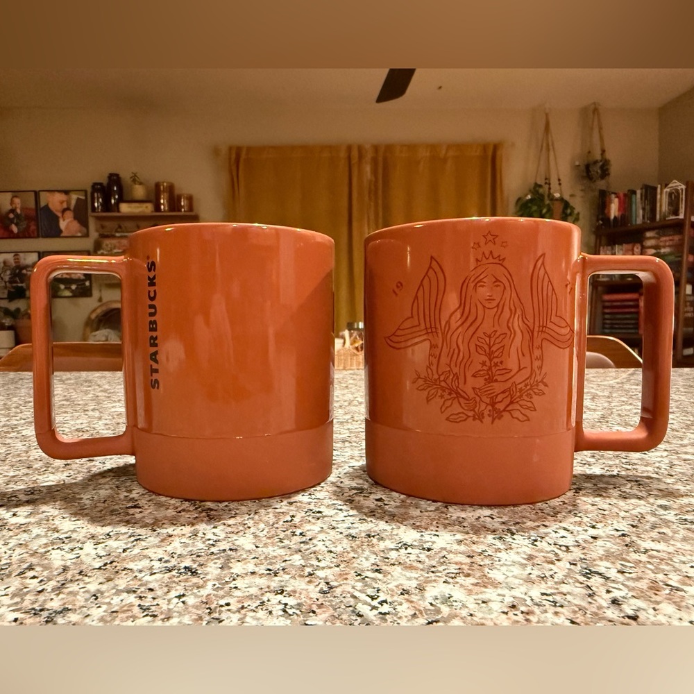 Starbucks Warm Terracotta Mugs